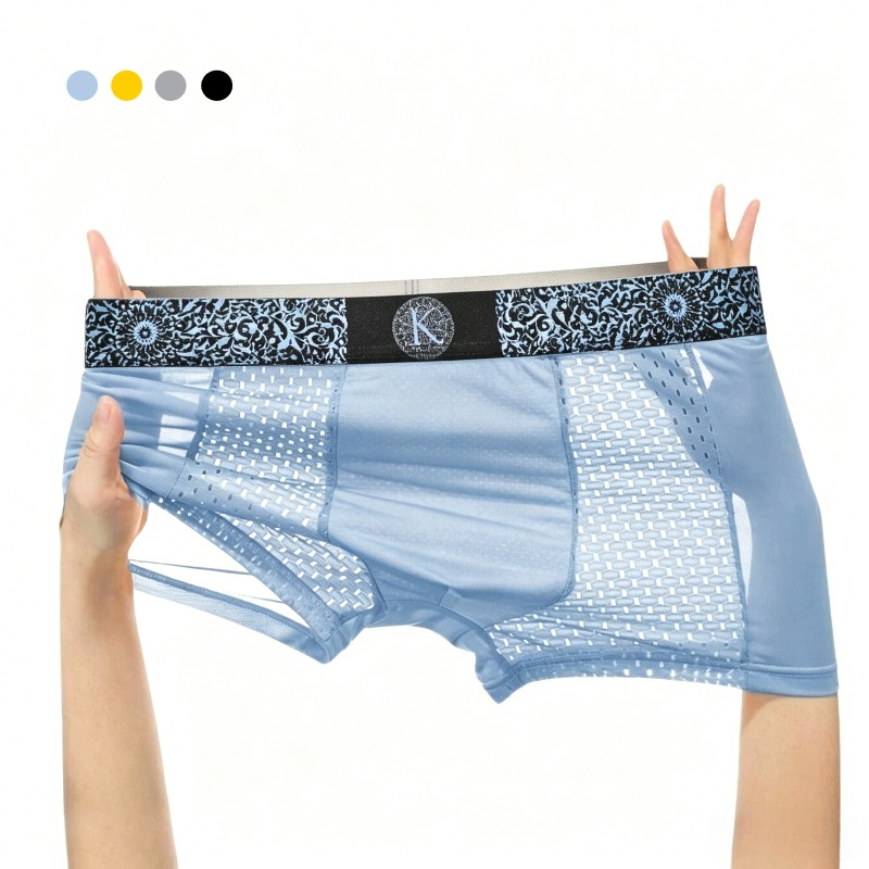 Men's Cool Ice Silk Mesh Boxer - Mesh Sport Boxer recension och pris