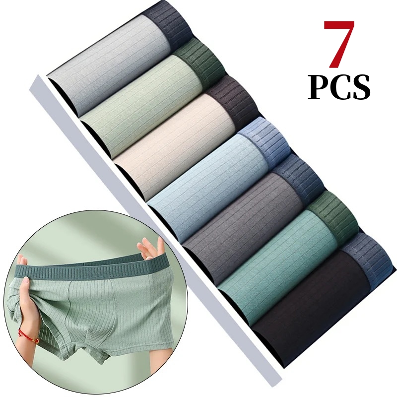 7Pcs/Lot Men's Cotton Underwea - Multi Pack Underwear recension och pris
