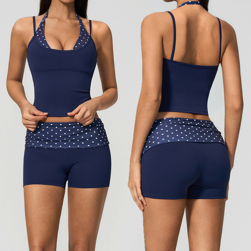 Polka Dot Women Strap Halter Y - Suspender Tank Top recension och pris