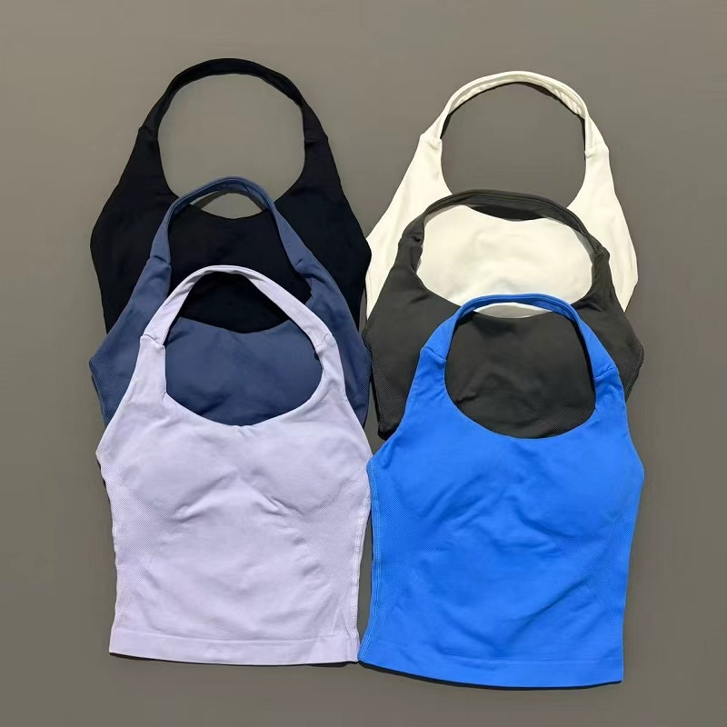 Sports Gym Halter Top Woman Se - Suspender Tank Top recension och pris