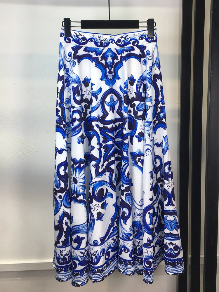 Summer Bohemain Blue And White - Suspender Tank Top recension och pris